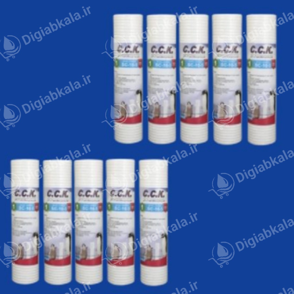 پک ۱۰ عددی فیلتر الیافی PP سی سی کا CCK